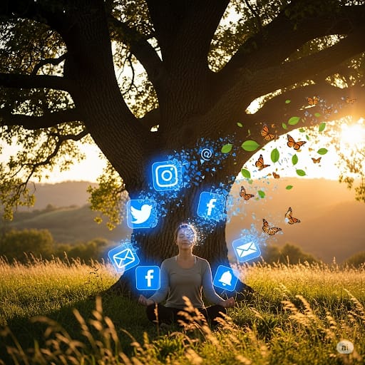 डिजिटल शोर में मन की शांति ( Digital Detox ) कैसे  करें?